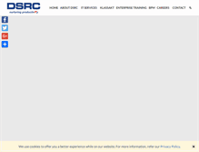 Tablet Screenshot of dsrc.com